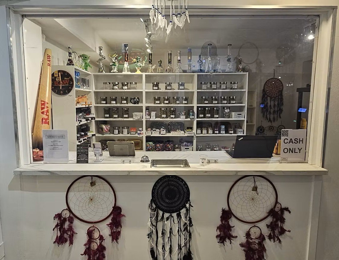 CC Cannabis Smoke Shop Interior